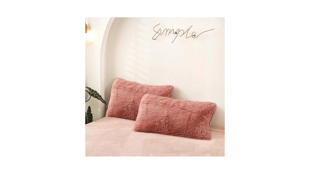 Morromorn Decorative Pillows Covers 2 Packs Faux... - Coupon