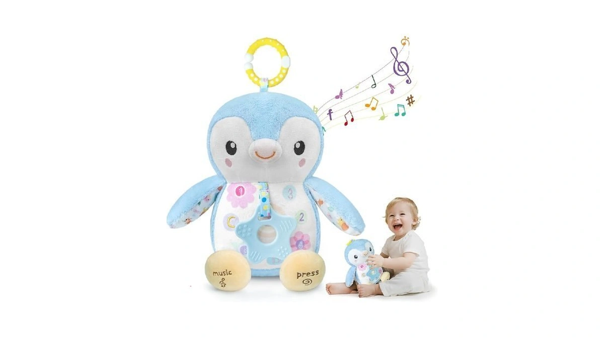 Baby Toys 0-6 Months Musical Plush Stuffed Animal... - Coupon