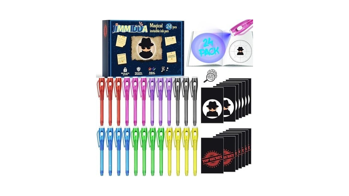 Jimmidda Invisible Ink Pen Spy Game For Kids Party... - Coupon