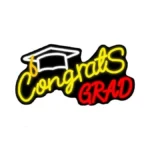 Fatmoon Congrats Grad Neon Sign With Cap Dimmable... - Coupon