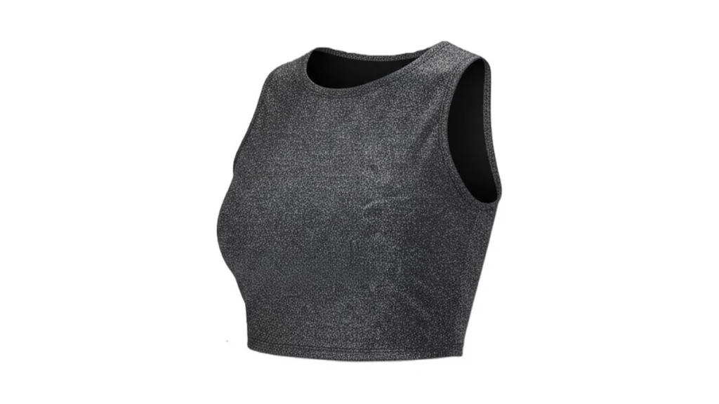 Ranzzran Sparkly Crop Top For Women Y2k Metallic... - Coupon