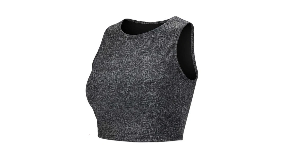 Ranzzran Sparkly Crop Top For Women Y2k Metallic... - Coupon