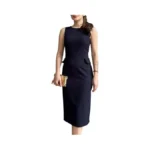 Women S Crew Neck Elegant Sleeveless Midi Bodycon... - Coupon