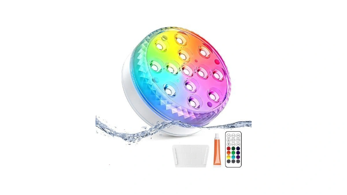 Loftek Submersible Led Lights With Remote 13 Led... - Coupon