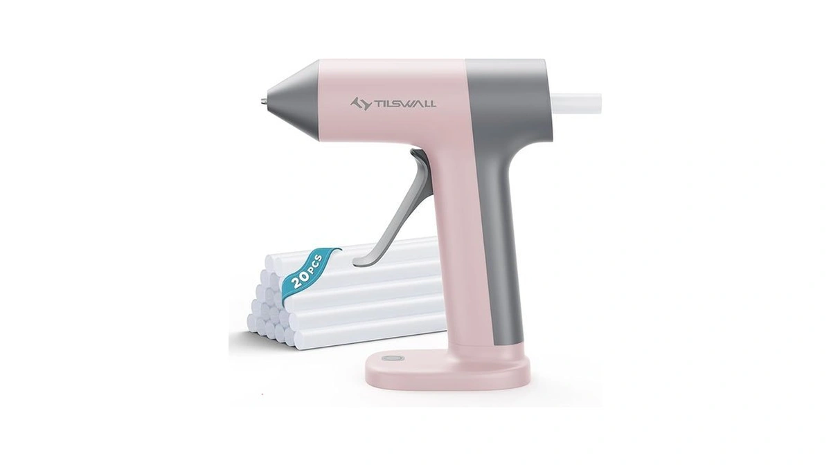 Tilswall Cordless Hot Glue Gun 30s Fast Preheating... - Coupon