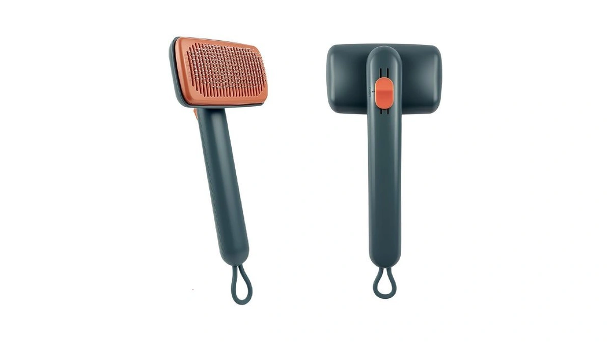Self Cleaning Deshedding Cat Brush For Dogs Cats... - Coupon