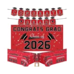 Graduation Decorations 2026 - Red Congrats Grad... - Coupon