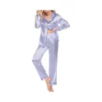 Leikar Silk Pajamas Long Sleeve Pajama Sets For... - Coupon