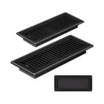 4 X 12 Floor Register 2 Pack Black Adjustable Vent... - Coupon
