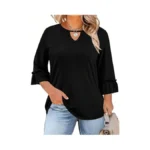 Totatuit Plus Size Womens Clothing 3 4 Length... - Coupon