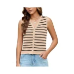 Korsis 2026 Vest Tops For Women Apricot Black... - Coupon