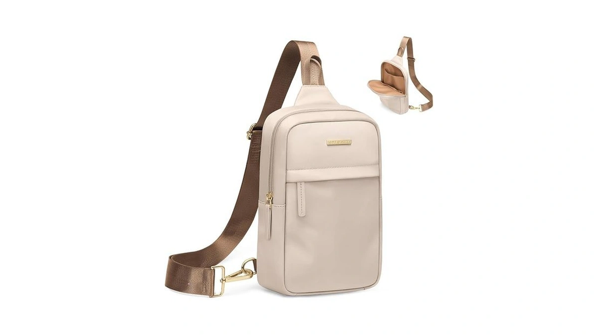 Golf Qualty Large Capacity Crossbody Bag Spacious... - Coupon