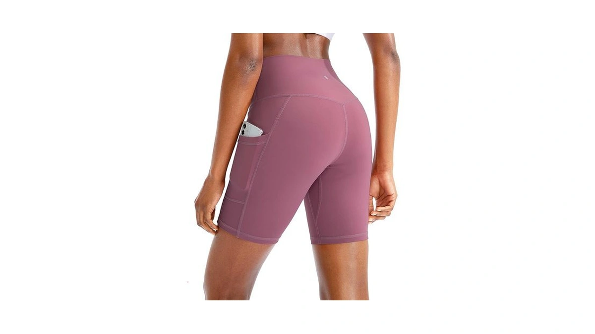 Soothfeel Women S High Waist Yoga Shorts With Side... - Coupon