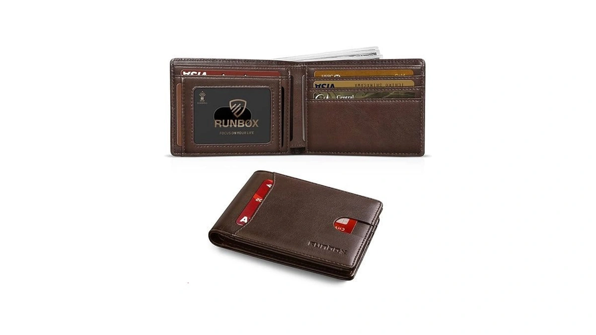 Runbox Wallet For Men Slim 11 Credit Card Holder... - Coupon