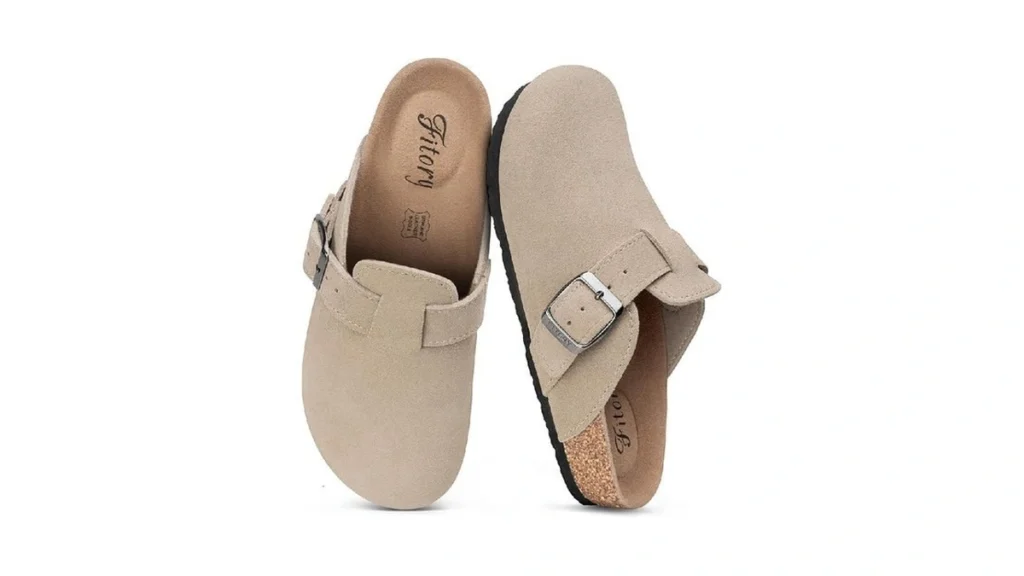 Fitory Women S Genuine Suede Clogs With Arch... - Coupon