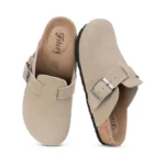 Fitory Women S Genuine Suede Clogs With Arch... - Coupon