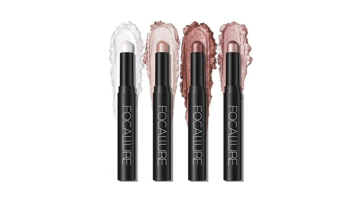 Focallure 4pcs Cream Eyeshadow Stick Set Matte... - Coupon