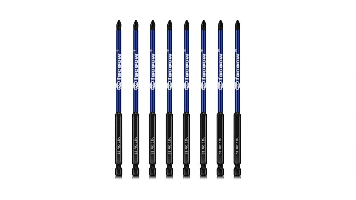 Facoow 8 Pcs Phillips Head Impact Driver Bits 2... - Coupon