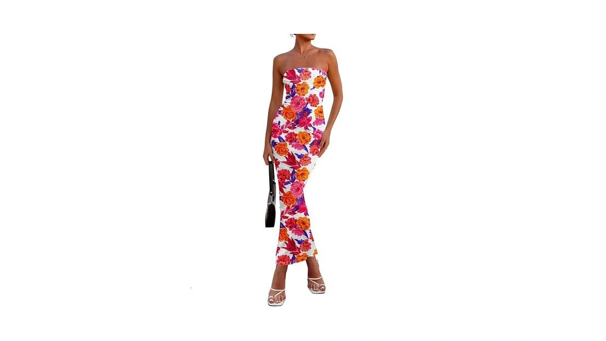 Prettygarden Women S 2026 Summer Floral Bodycon... - Coupon