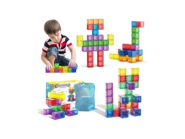 48pcs Magnetic Blocks – 1 38 Inch Building Blocks… – Coupon