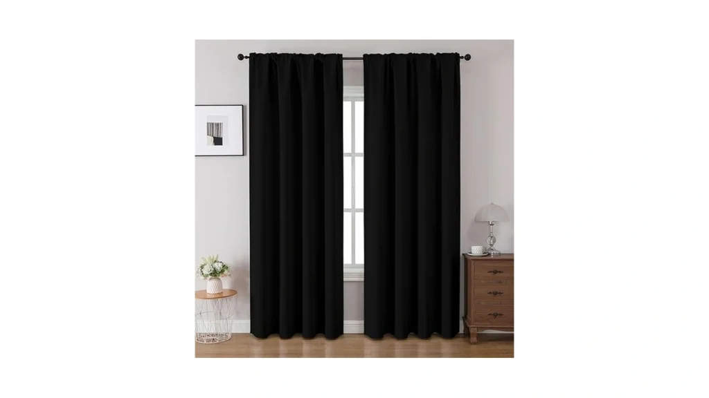 Cucraf Blackout Curtains 90 Inches Long 2 Panels... - Coupon