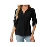 Blooming Jelly Womens Button Down Shirt 3 4 Sleeve... - Coupon