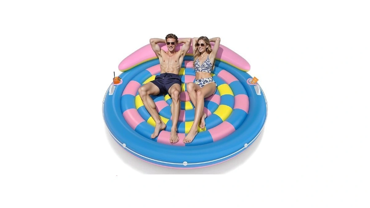 Josen Pool Floats Adult Inflatable Tanning Pool -... - Coupon