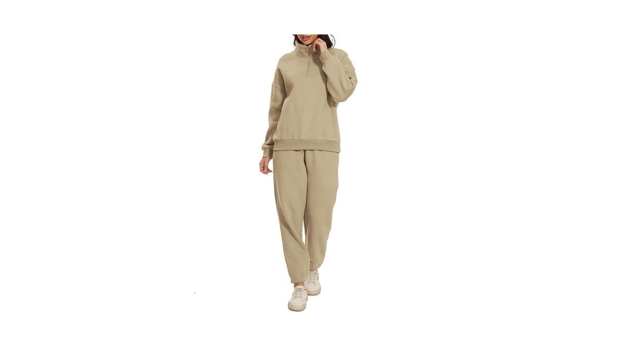 Jeqeocafy Women Oversized Long Sleeve Sweatsuit... - Coupon