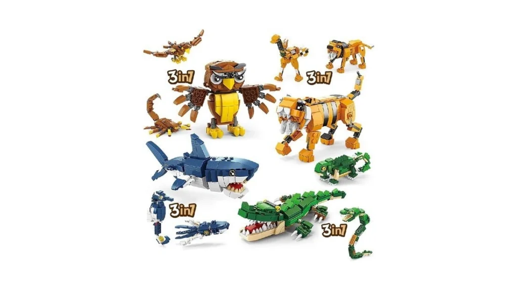 High Godo Creator 3 In 1 Animals Building Set Owl... - Coupon