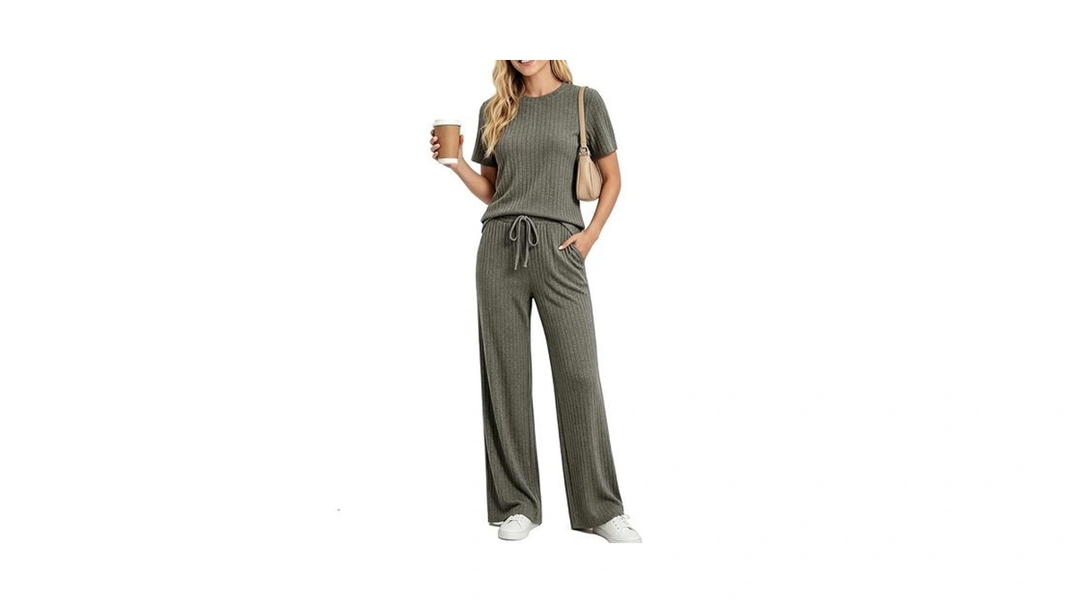 Patpat Lounge Sets For Women 2 Piece Ribbed Knit... - Coupon
