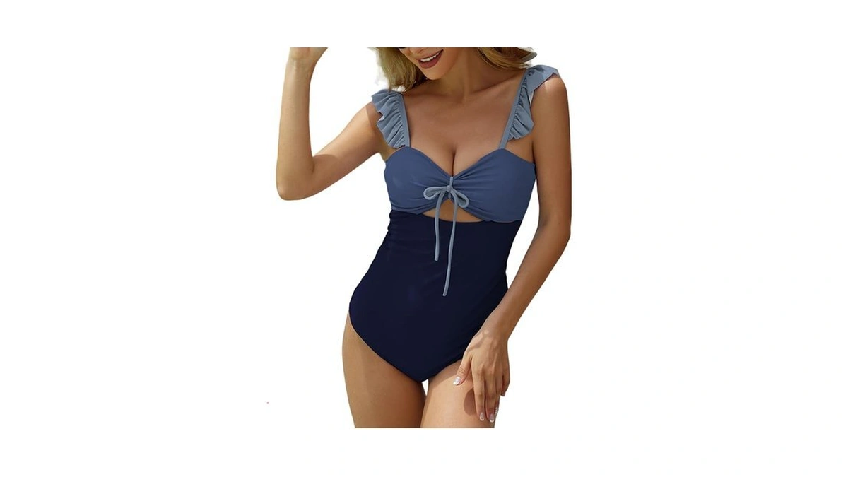 Sunshine Swing Women Cutout One Piece Swimsuit... - Coupon