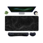 Topographic Mouse Pad Set Extended Mouse Pad... - Coupon
