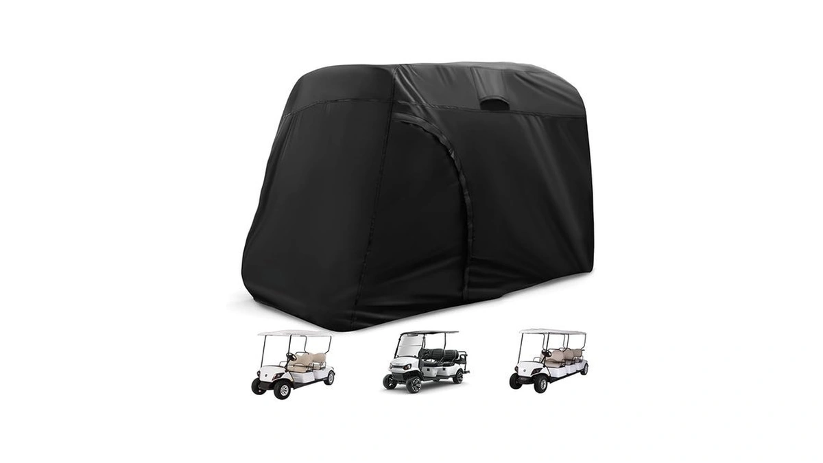 Twopone Golf Cart Cover Heavy Duty Waterproof Golf... - Coupon