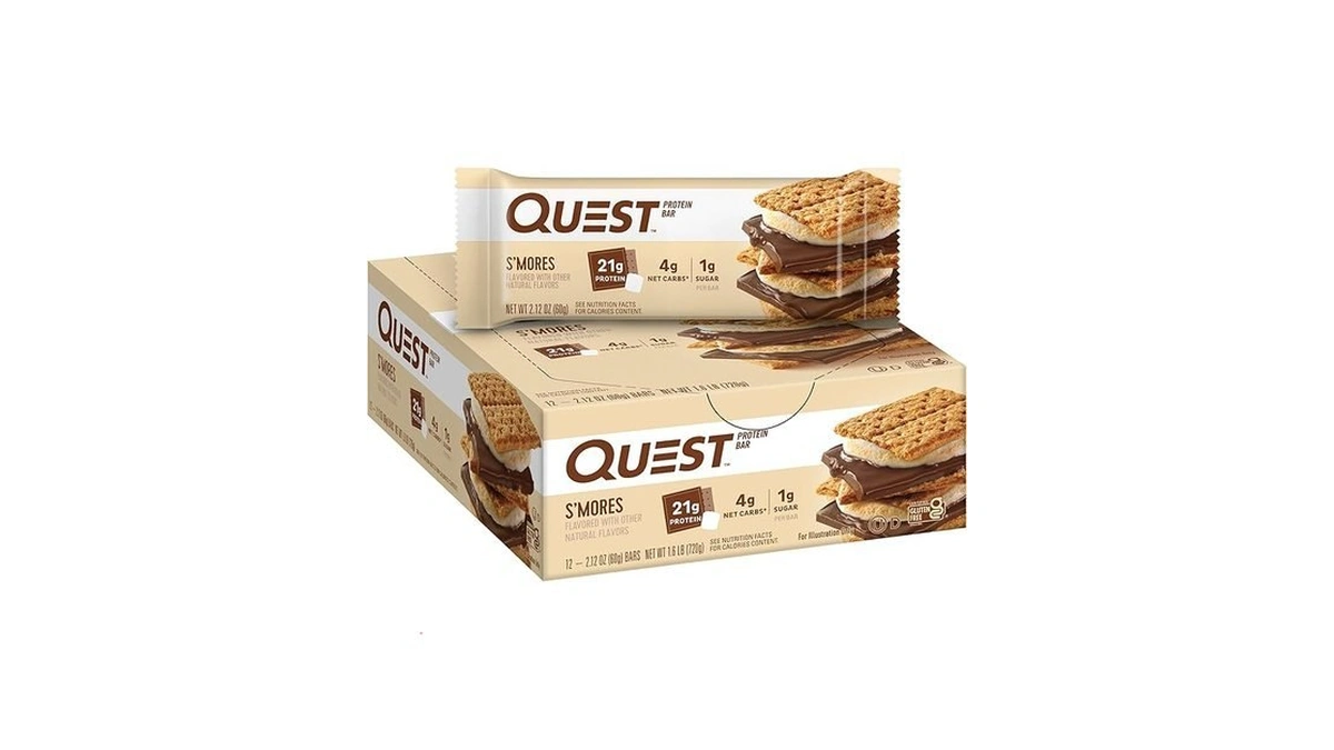 Quest Nutrition S Mores Protein Bars 21g Protein 1g... - Coupon
