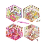 Diy 3d House Stickers Kit 4 Sets Non-toxic Safe 3d... - Coupon