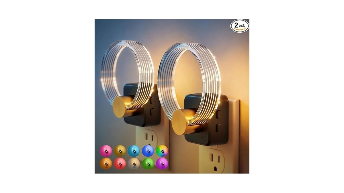 Jandcase Night Light 2 Pack Color Changing Night... - Coupon