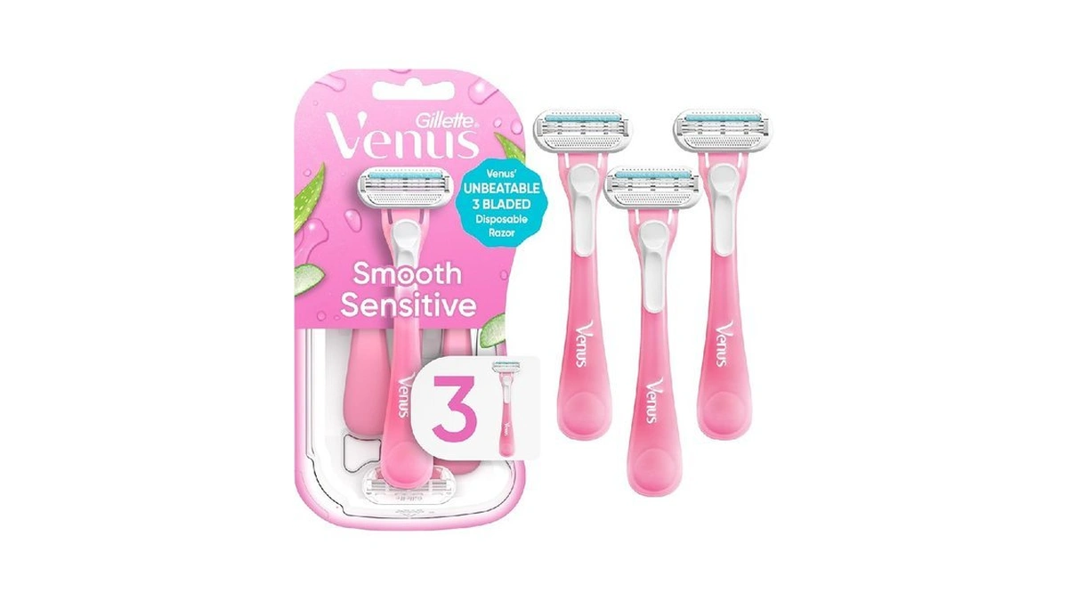 Gillette Venus Sensitive Women's Disposable Razors - Single Package Of