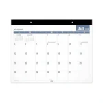At-a-glance Desk Calendar 2026-2027 Planning Pad, Academic 12-month July-june, Monthly,