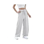 Bankeng Womens Baggy Wide Leg Pants Casual Palazzo Pants Drawstring