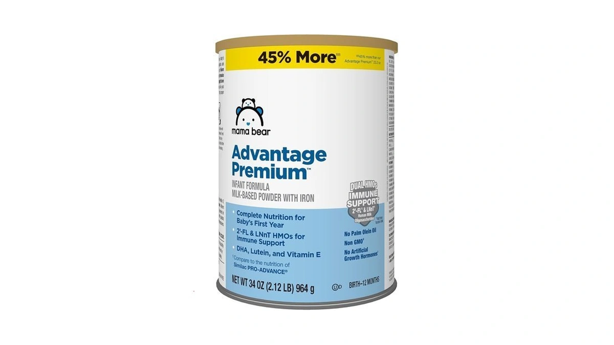 Amazon Brand - Mama Bear Advantage Premium Baby Formula Powder,
