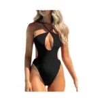 Saodimallsu Womens High Waisted Monokini Swimsuits One Piece Backless Cross