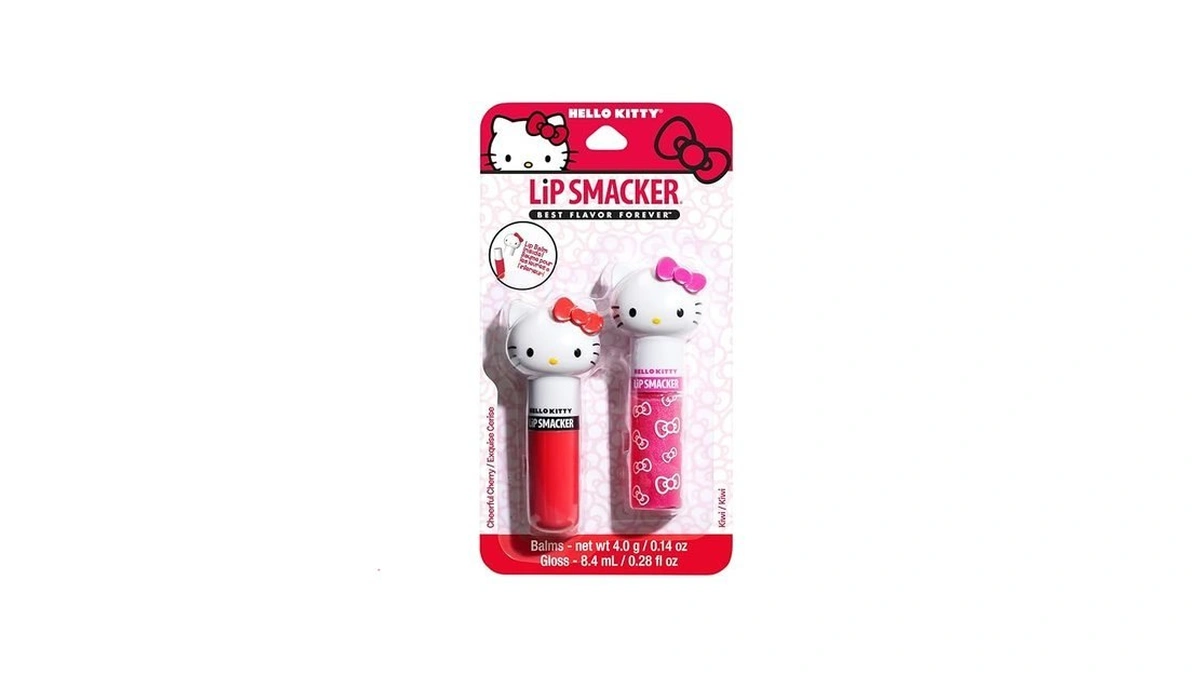 Lip Smacker Lippy Pals Swirls, Sanrio Hello Kitty, Flavored Moisturizing
