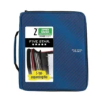 Five Star Zipper Binder, 2 Inch 3-ring Binder With Round