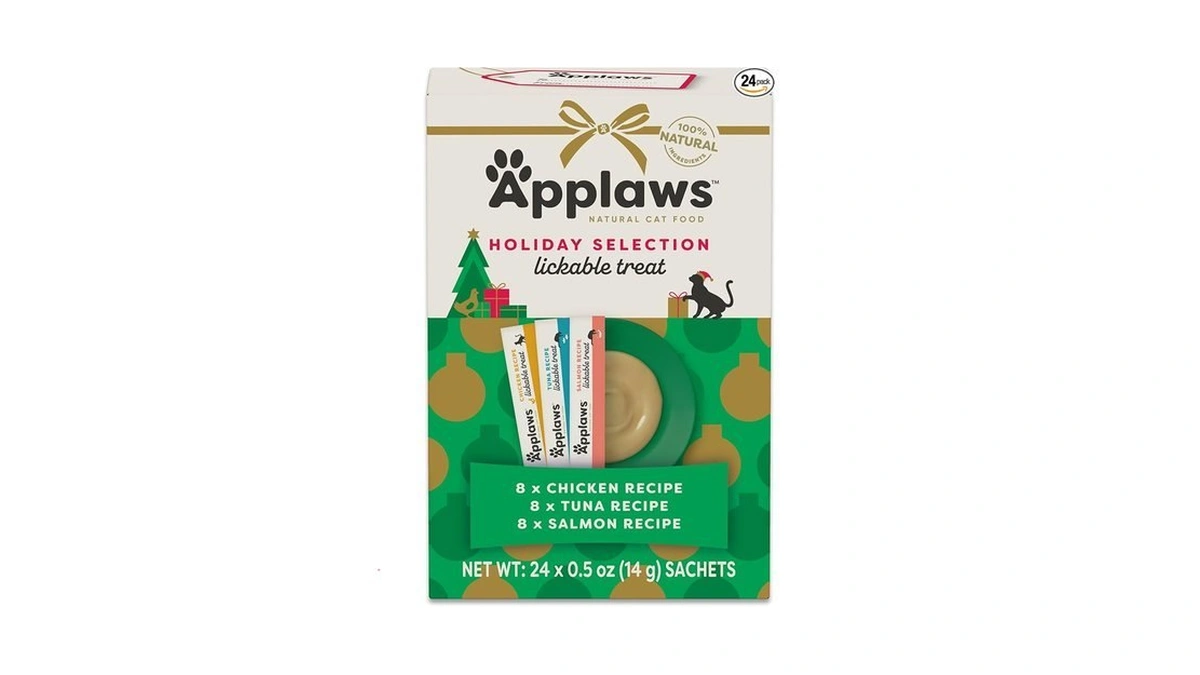 Applaws Lickable Cat Treats, Natural Grain-free Purée, Made With Limited