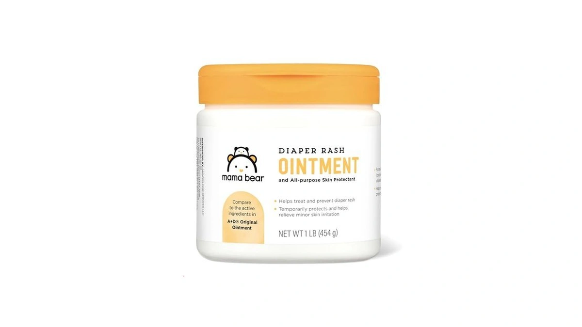 Amazon Brand - Mama Bear Diaper Rash Ointment And Skin
