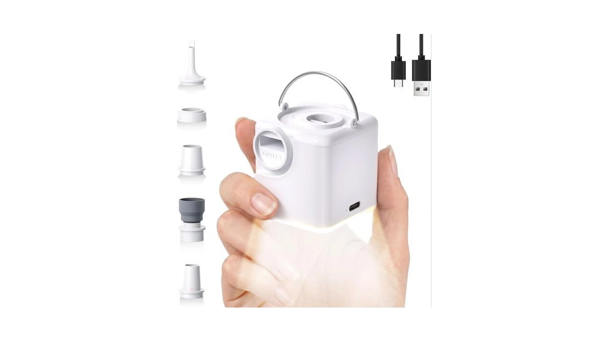 Portable Mini Air Pump For Inflatables, 4.5 Kpa 2400mah Air