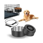 Dog Bowls For Crate, 54oz & 34oz Kennel Bowls Mountable