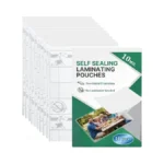 Binditek 10 Pack 10 Mil Self-sealing Laminating Pouches, 4.5 X