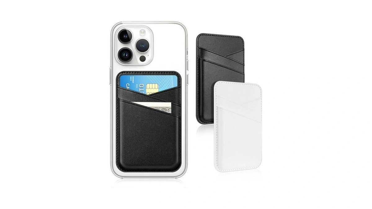 Ss Phone Wallet Stick On - Leather Safe Card Holder