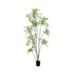 Artificial Nandina Domestica Tree, 7ft Tall Indoor Plant, Potted Faux